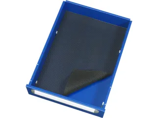 antislipmat,v. werkbank,BxD 390x560mm,zwart - 4