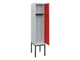 locker,HxBxD 1950x400x500mm,1vak,vak B 400mm,cil.-slot,voetonderstel - 2