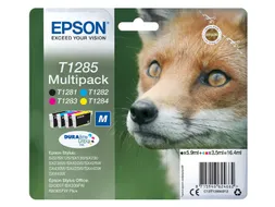 Epson T1285 Inktcartridges Multipack Zwart + 3 Kleuren
