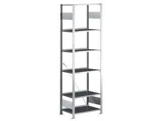 Inhaakstelling Aanslagrand Basisveld 2200x750x300mm 6legborden - 1