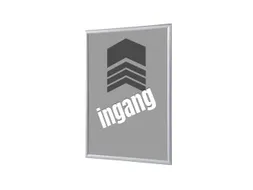 Kliklijst A1 complete set met print "INGANG" Grijs