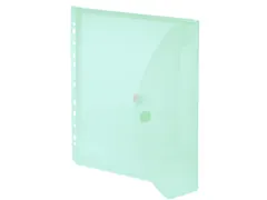 Foldersys Enveloptas Velcro Sluiting A4 Geperforeerd 11-gaats Groen