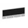 baliepaneel v. bureau aanbouw achter MP-lichtgrijs BN8033-zwart 1200mm