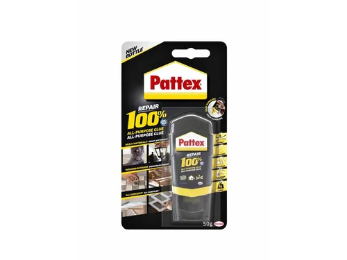 Alleslijm Pattex 100% tube 50 gram op blister