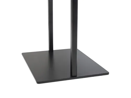 Infostandaard zwart metaal met acryl bord A4