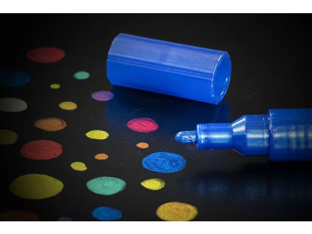 Metallic marker Schneider Paint-It 011 2mm blauw metallic