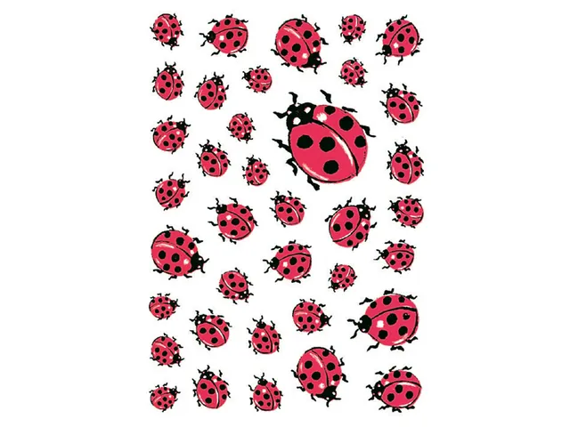 Sticker Etiket Herma 5439 Lieveheersbeestje 111 stuks