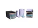 Module de classement Big Box 4 tiroirs Aquarel - Couleurs assorties