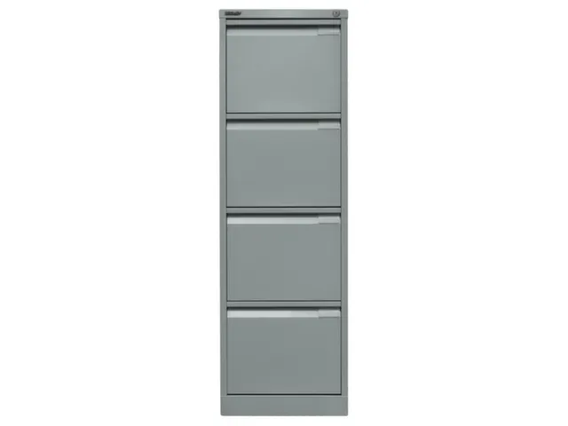 hangmappenkast HxBxD 1321x413x622mm 4hangmappenframes zilver