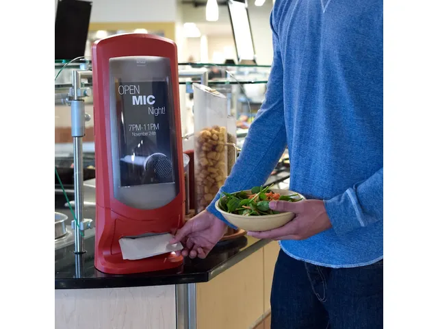 Tork Xpressnap Stand Napkin Dispenser 272212 Rood