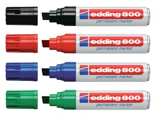 Viltstift edding 800 schuin blauw 4-12mm - 2