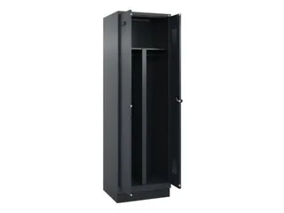 PBM-locker,HxBxD 1950x600x500mm,2vak,vak B 300mm,draaigrendel - 1