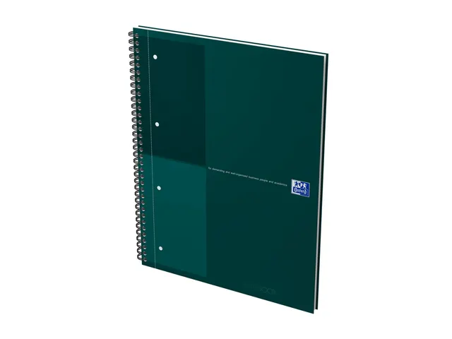 Spiraalblok Oxford International Notebook A4+ lijn Groen