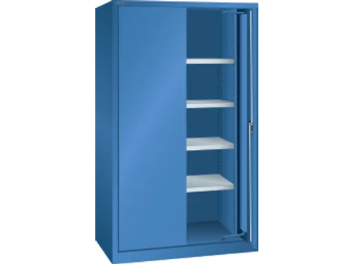 zwaarlastkast met zwenkdeuren,HxBxD 1950x1146x690mm,lak RAL5019