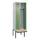 locker met bank,voor scheiding van kleding,HxBxD 2120x600x815mm,2vak