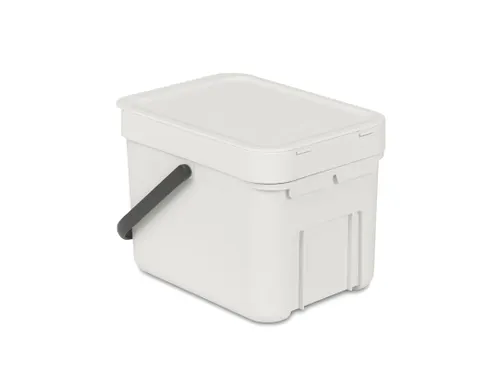 Afvalemmer Sort & Go 6 Liter Lichtgrijs