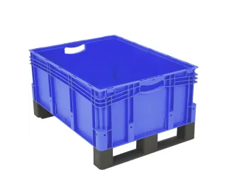 Euronorm Stapelbak Pp 320x800x600mm 127liter Dubbele Bodem Met Sleden - 2