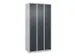 armoire vestiaire noir et blanc,HxlxP 1850x900x500mm,3compart.