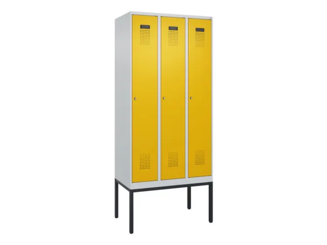 locker voor scheiding van kleding,HxBxD 2120x900x500mm,3vak