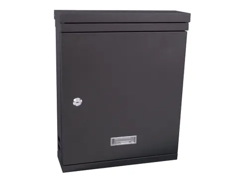 Wandbrievenbus Valencian Mat Zwart Staal