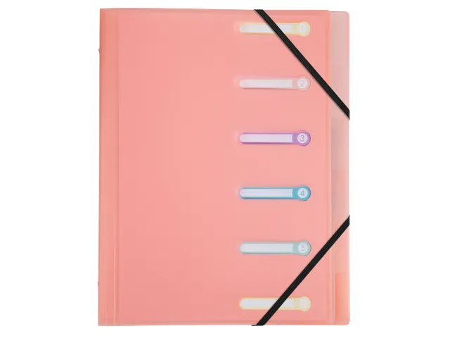 Sorteermap PP Chroma line 3klep 6v pastel