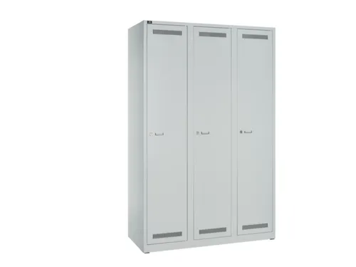 garderobekast,HxBxD 1850x1200x500mm,3vak,vak B 300mm,cil.-slot