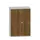 Kantoorkast 1150x800x430mm Decor Romp Lichtgrijs Decor Front Noten