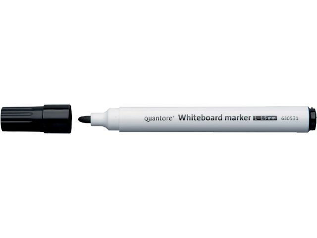 Whiteboardstift Quantore rond 1-1.5mm zwart | WhiteboardOnline.nl