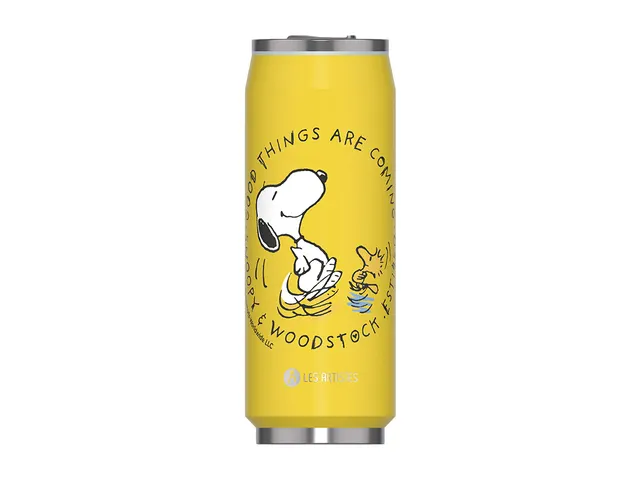 Canette Isotherme Les Artistes Paris boîte 500ml Bright Snoopy avec p