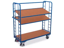 Bijzetwagen 400kg 1570x637mm 3 Etages Incl. Bodemplaat Hout