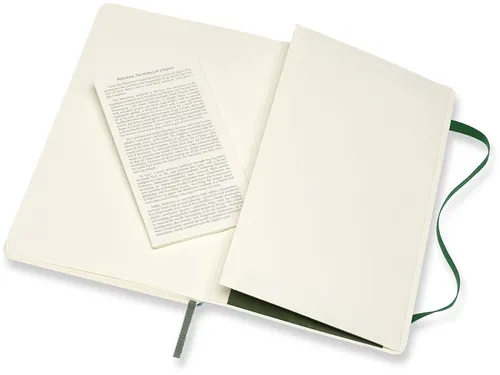 Notitieboek Moleskine large 130x210mm dots soft cover myrtle green