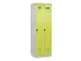 locker voor scheiding van kleding,HxBxD 1850x600x500mm,2vak