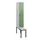 locker met bank,HxBxD 1950x300x815mm,1vak,vak B 300mm,draaigrendel