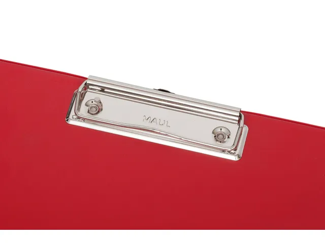 Klembord MAUL PVC folie Rood A4 staand