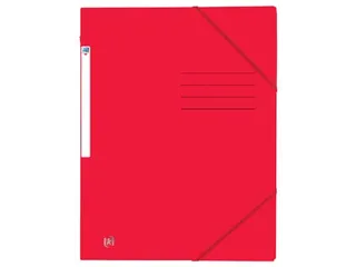 Top File+ elastomap uit karton, ft A4, rood - 1