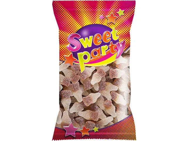 Sweet Party zure cola flesjes zakje van 75 gram