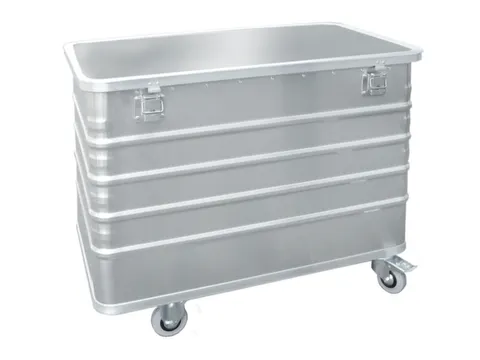 Bakwagens Aluminium Deksel En Cilinderslot 200kg 770x990x580mm