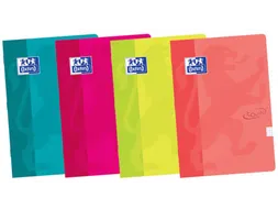 Schrift Oxford school touch A4 72blz ruit 10mm assorti