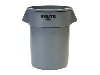 universele container,208l,HxØ 840x675mm,romp PE grijs - 2