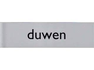 Infobord pictogram duwen 165x44mm - 1