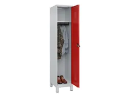 locker,HxBxD 1950x400x500mm,1vak,vak B 400mm,draaigrendel,voeten