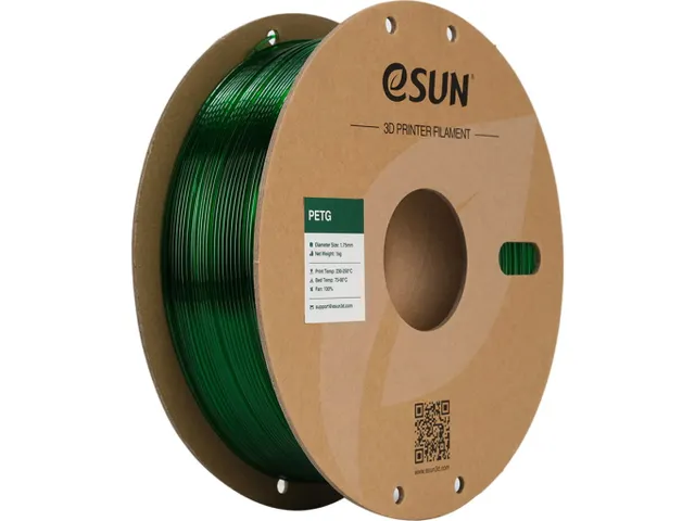 eSUN 3D printer Filament PETG 1,75mm Groen 1kg