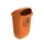 Afvalbak DIN-PK 50 liter Oranje