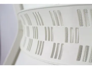 Bureaustoel EN1335 Linea Tekna White 01/PT l.blauw/wit Hoofdsteun - 8