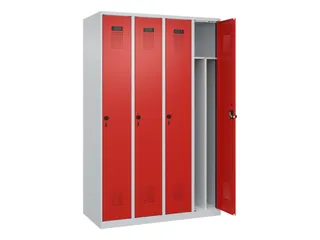 locker voor scheiding van kleding,HxBxD 1850x1200x500mm,4vak - 1