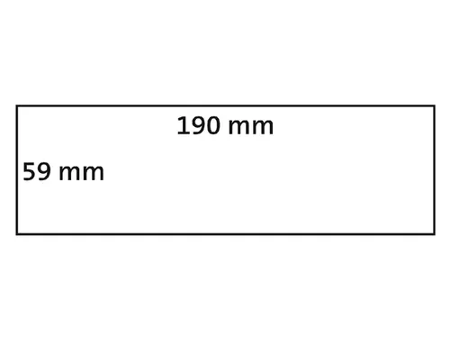 Etiket Dymo 99019 Labelprint Ordner Breed 59x190mm