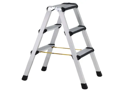 staande trap,NL,beide zijden,2x3treden,m. bekleding,Stand H 0,84m