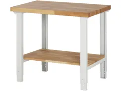 werkbank,RAL 7035/RAL 5010,HxBxD 790-1140x1000x700mm,beukblad