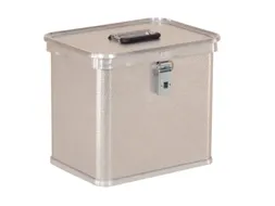 Aluminium transportkist,HxLxB 340x388x288mm,26l,wanden gesloten