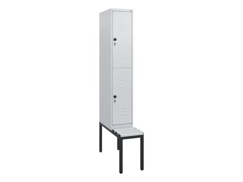 Dubbeldekse dekenkist,HxBxD 1950x300x815mm,1x2vak.,vak B 300mm